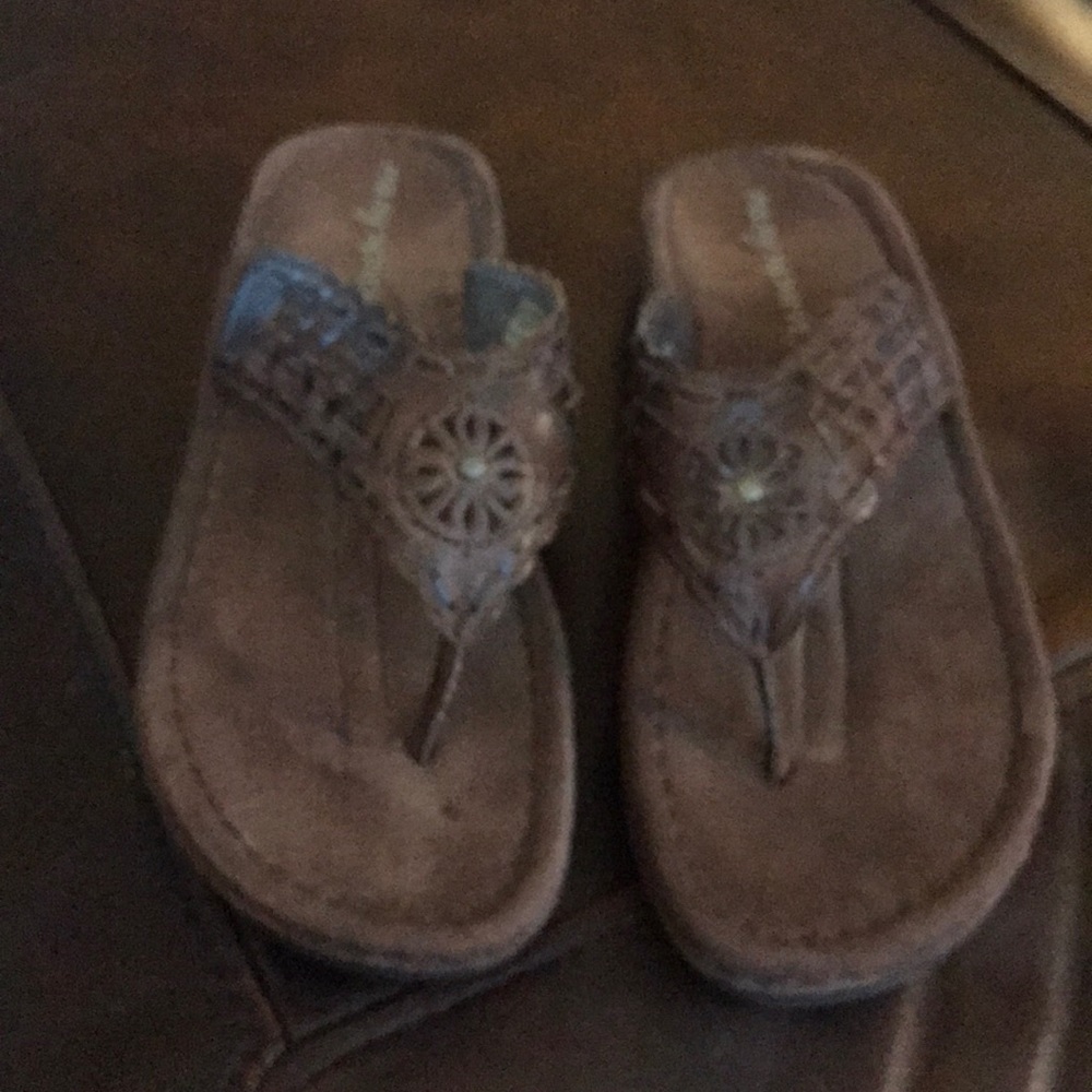 Brown sandals